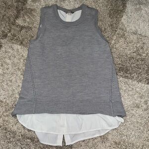 Athleta Wool Itinerary Sweater Tank Sz L